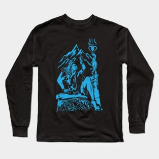 Lord Shiva Mahadev Azhimala Hindu Maha Shivratri Long Sleeve T-Shirt